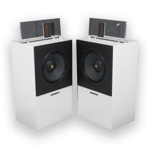 Wolf Von Langa 12639 SON Floorstanding Speakers; Gloss White Pair