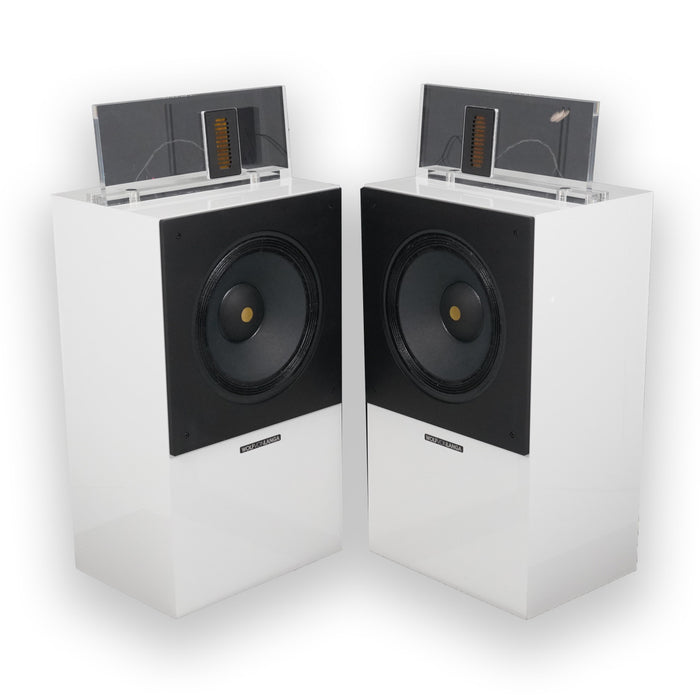 Wolf Von Langa 12639 SON Floorstanding Speakers; Gloss White Pair