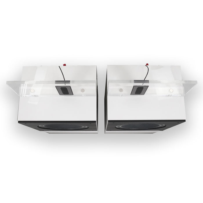 Wolf Von Langa 12639 SON Floorstanding Speakers; Gloss White Pair
