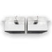 Wolf Von Langa 12639 SON Floorstanding Speakers; Gloss White Pair