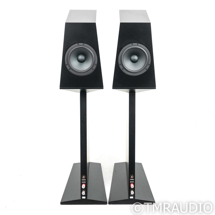 Kaiser Acoustics Kawero Chiara Speakers; Carbon Fiber Pair w/ Stands