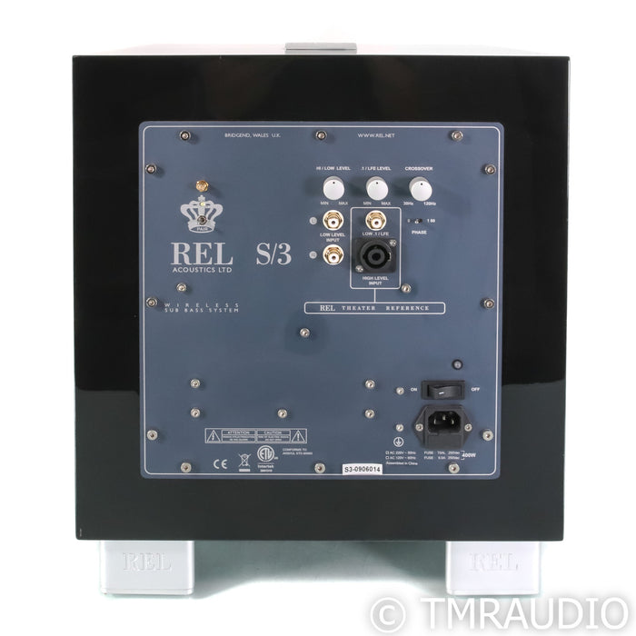 REL Acoustics S/3 10" Powered Subwoofer; Piano Black