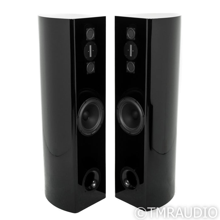 Philharmonic Audio BMR Tower Floorstanding Speakers; Gloss Black Pair