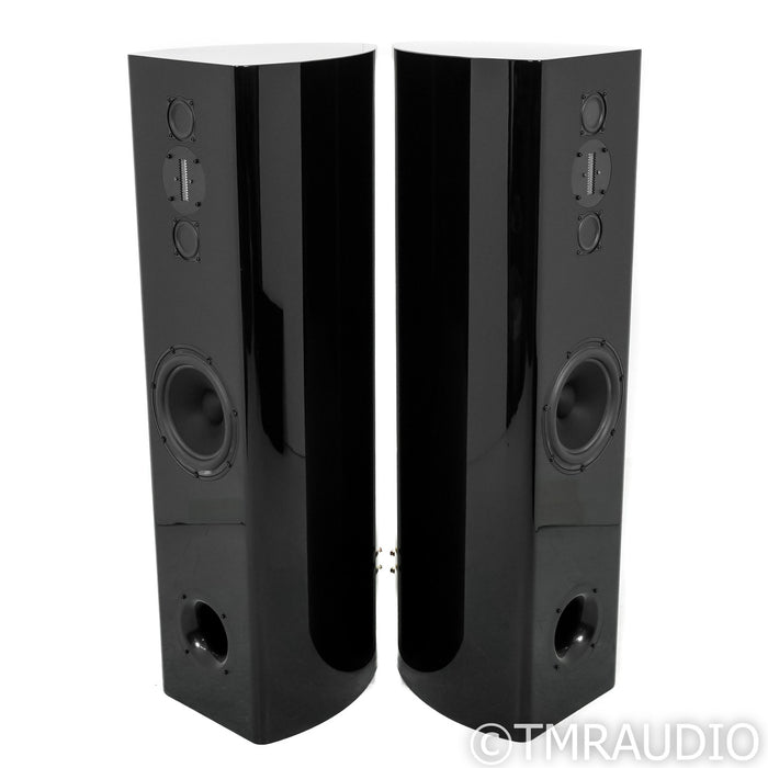 Philharmonic Audio BMR Tower Floorstanding Speakers; Gloss Black Pair