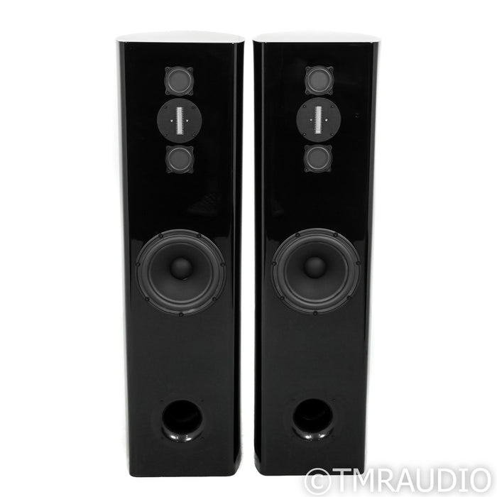 Philharmonic Audio BMR Tower Floorstanding Speakers; Gloss Black Pair