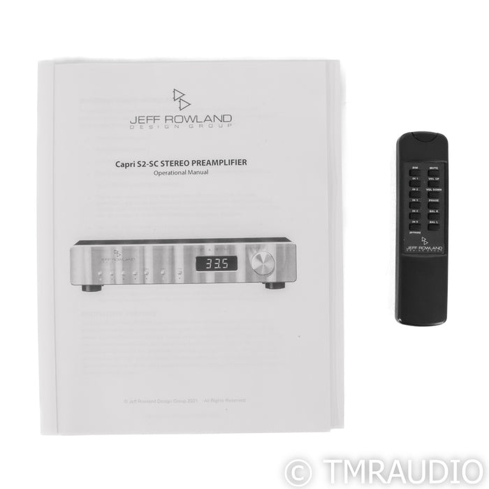 Jeff Rowland Design Capri S2-SC Stereo Preamplifier