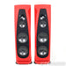 Rockport Technologies Cygnus Floorstanding Speakers; Red Pair