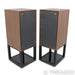 Wharfedale Dovedale 90th Anniversary Bookshelf Speakers; Walnut Pair with Stands