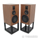 Wharfedale Dovedale 90th Anniversary Bookshelf Speakers; Walnut Pair with Stands