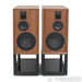 Wharfedale Dovedale 90th Anniversary Bookshelf Speakers; Walnut Pair with Stands