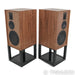Wharfedale Dovedale 90th Anniversary Bookshelf Speakers; Walnut Pair with Stands