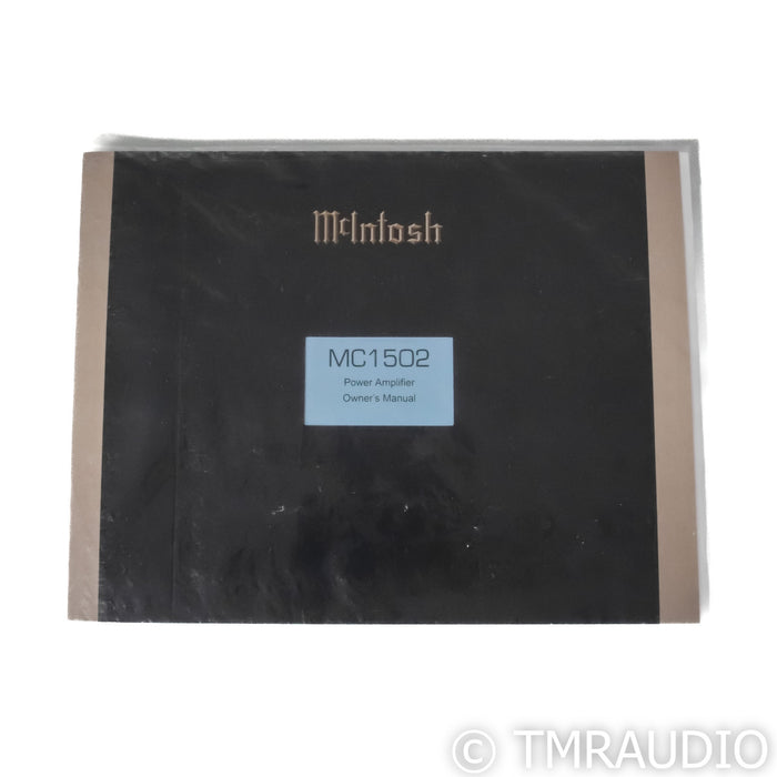 McIntosh MC1502 Stereo Tube Power Amplifier