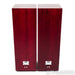 Zu Omen Dirty Weekend MkII Floorstanding Speakers; Ruby Red Pair, Upgraded Caps