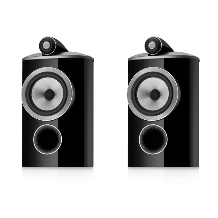 B&W 805 D4 Bookshelf Speakers; Black Pair (Sealed)