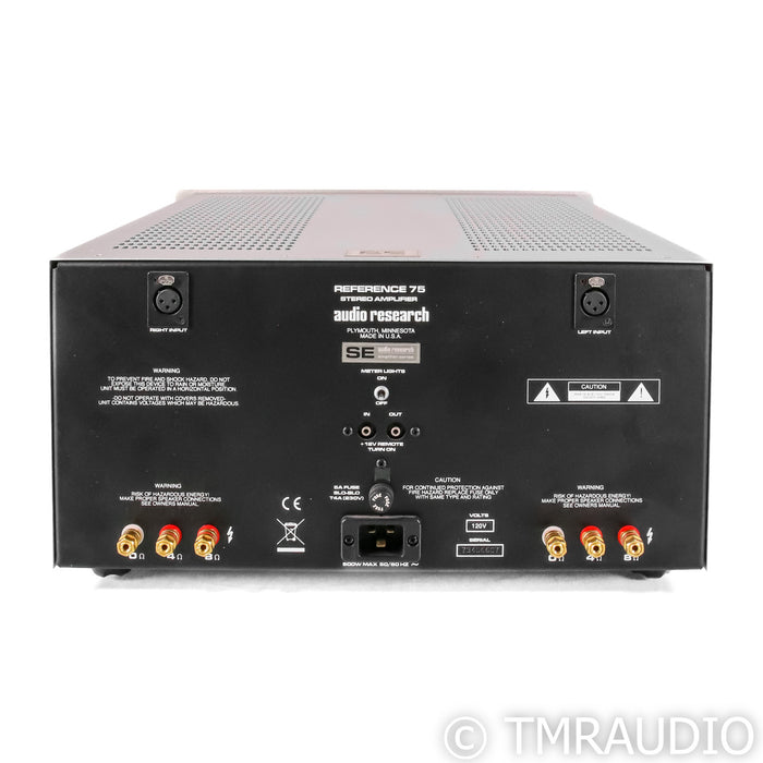 Audio Research Reference 75SE Stereo Tube Power Amplifier
