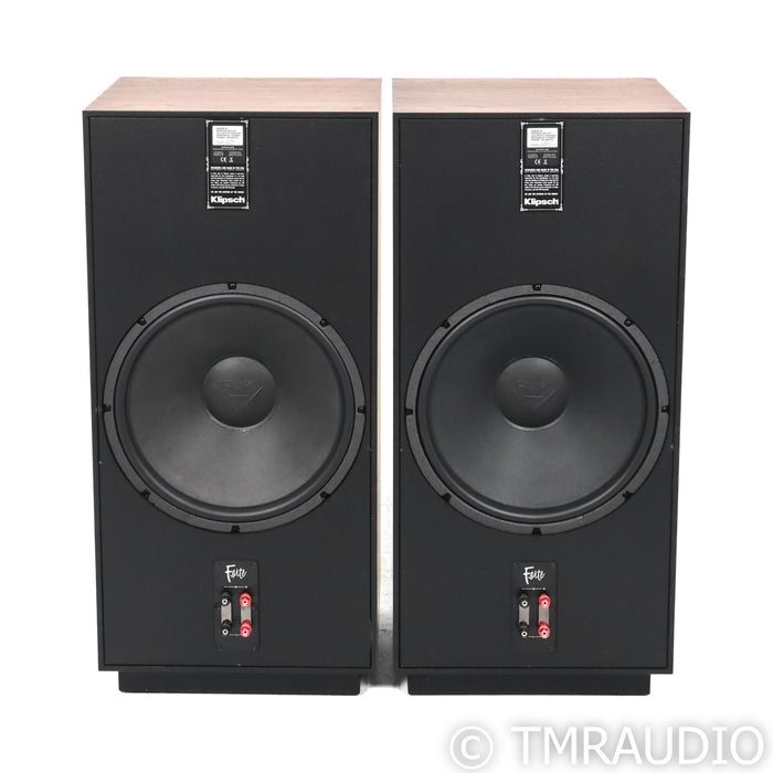 Klipsch Forte IV Floorstanding Speakers; American Walnut Pair
