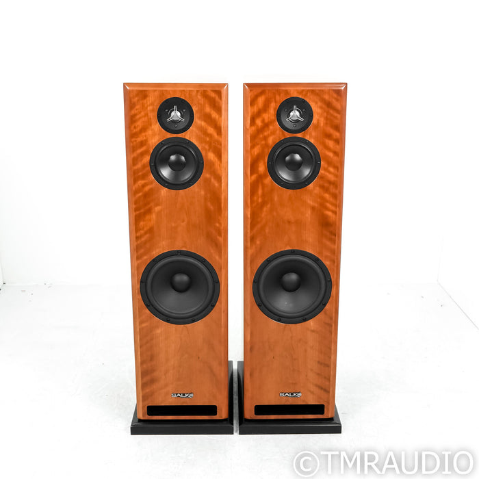 Salk Signature Sound Song3 Encore Floorstanding Speakers; Curly Cherry Pair
