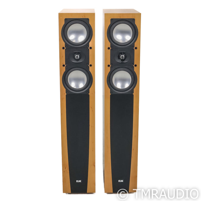 ELAC FS 207 Floorstanding Speakers; Oak Pair