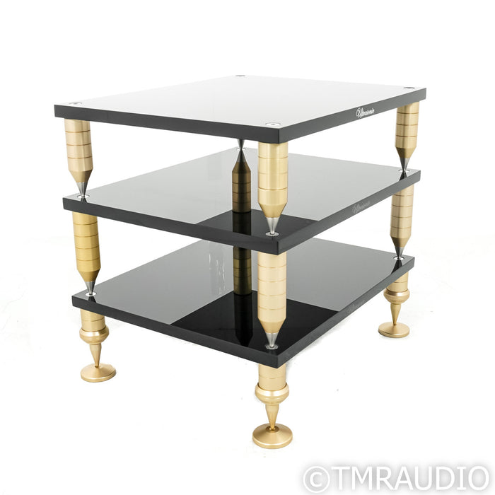 Custom Isolation Products Ultrasonic Quad Rack; 3 Shelf; Black