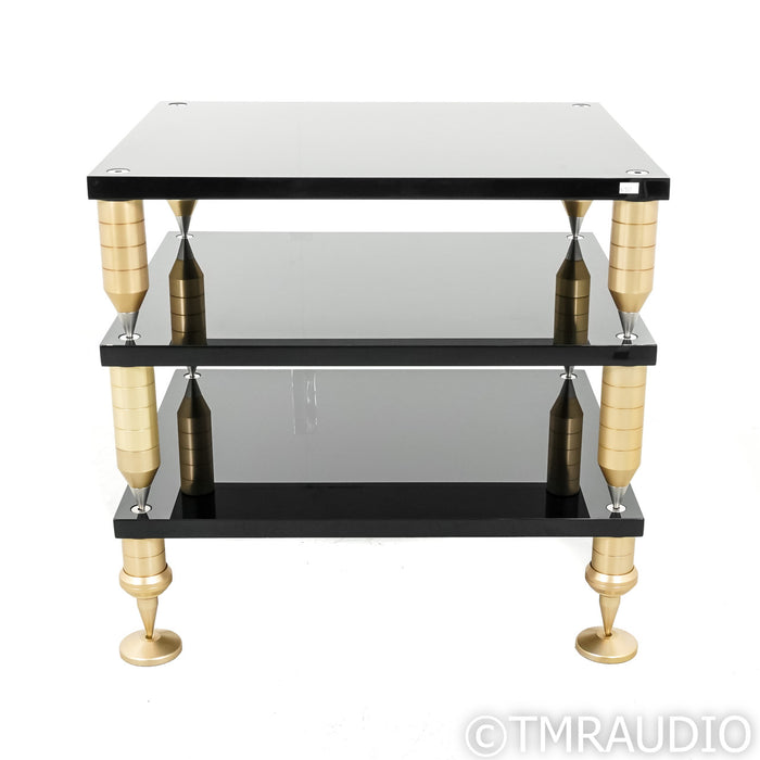 Custom Isolation Products Ultrasonic Quad Rack; 3 Shelf; Black