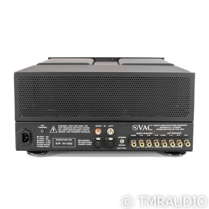 VAC Signature 200iQ Stereo Tube Power Amplifier