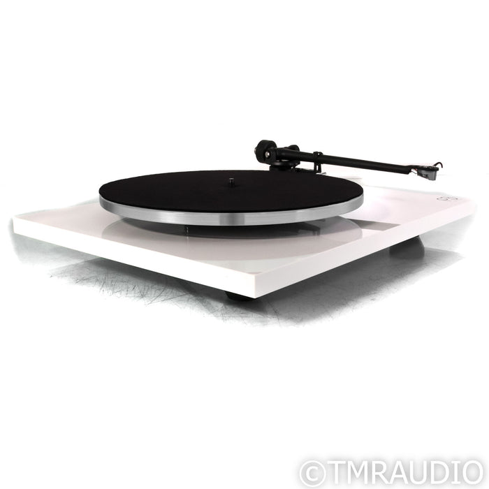 Rega Planar 3 Belt Drive Turntable; White, Rega Elys 2 MM Cartridge