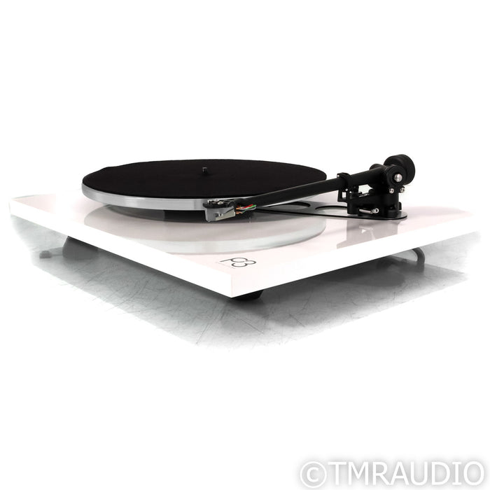 Rega Planar 3 Belt Drive Turntable; White, Rega Elys 2 MM Cartridge