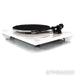 Rega Planar 3 Belt Drive Turntable; White, Rega Elys 2 MM Cartridge