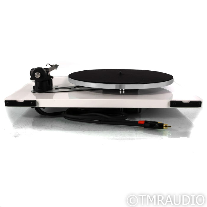 Rega Planar 3 Belt Drive Turntable; White, Rega Elys 2 MM Cartridge