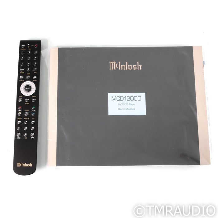 McIntosh MCD12000 Tube Hybrid CD & SACD Player
