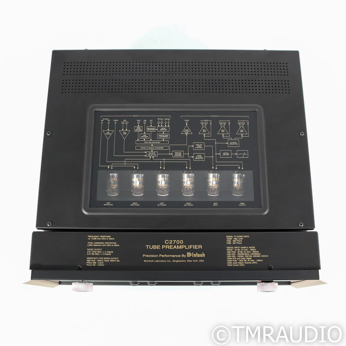 McIntosh C2700 Stereo Tube Preamplifier; MM & MC Phono