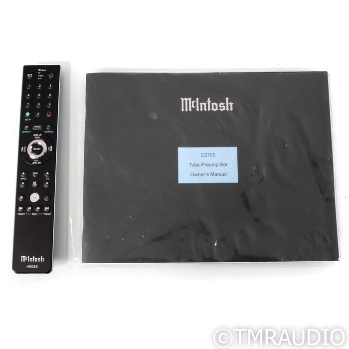 McIntosh C2700 Stereo Tube Preamplifier; MM & MC Phono