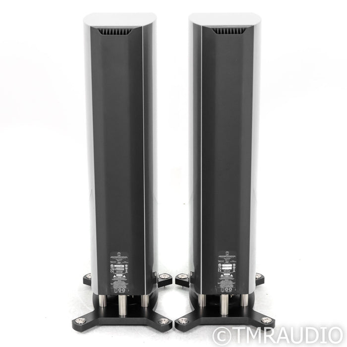 Linn Akubarik Exakt Active Floorstanding Speakers; Katalyst; Dark Grey Pair