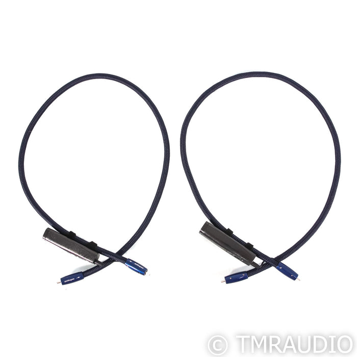 AudioQuest Water RCA Cables; 1m Pair Interconnects