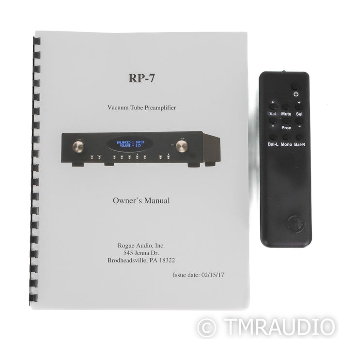 Rogue Audio RP-7 Stereo Tube Preamplifier