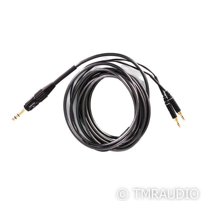 Moon Audio Silver Dragon V3 Headphone Cable; 15ft, 3.5mm Stereo to 1/4"