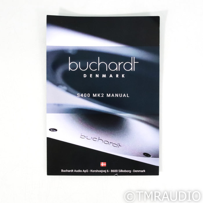 Buchardt Audio S400 MKII Bookshelf Speakers; Rosewood Super Matte Pair
