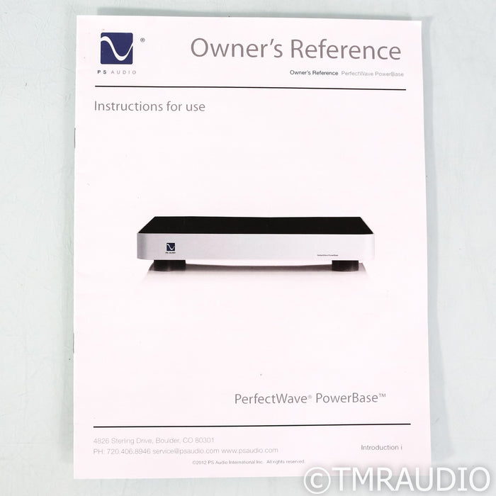 PS Audio Perfectwave PowerBase Isolation Platform & Power Conditioner