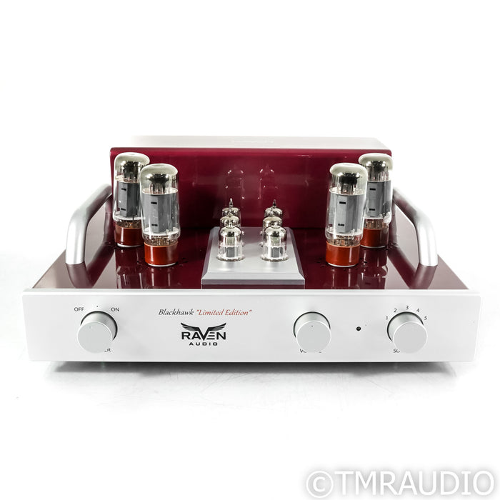 Raven Audio Blackhawk LE Stereo Tube Integrated Amplifier;  Maroon Gloss