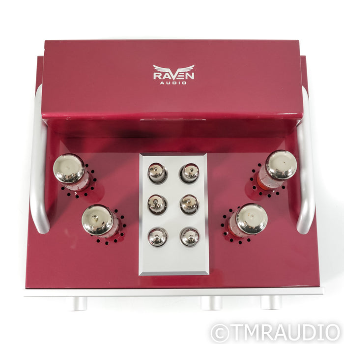 Raven Audio Blackhawk LE Stereo Tube Integrated Amplifier;  Maroon Gloss