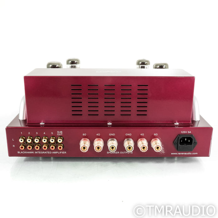 Raven Audio Blackhawk LE Stereo Tube Integrated Amplifier;  Maroon Gloss