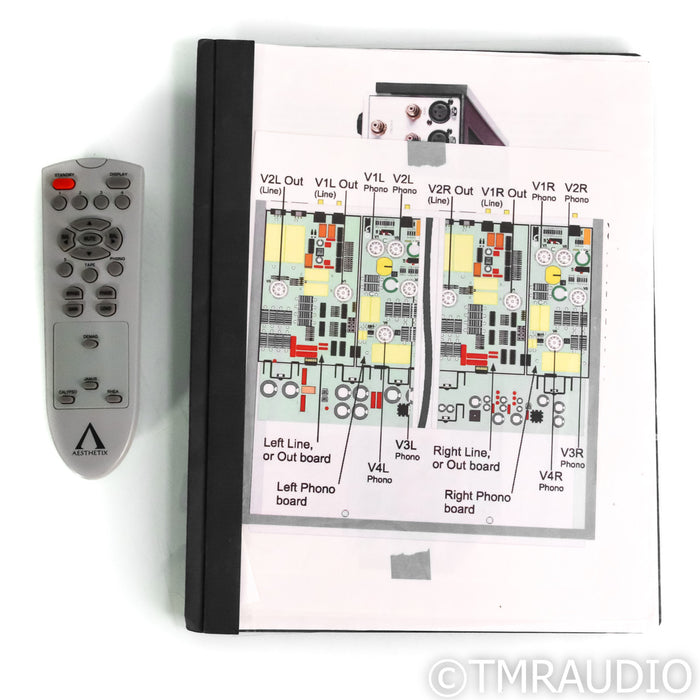 Aesthetix Janus Signature Stereo Tube Preamplifier; MM & MC Phono