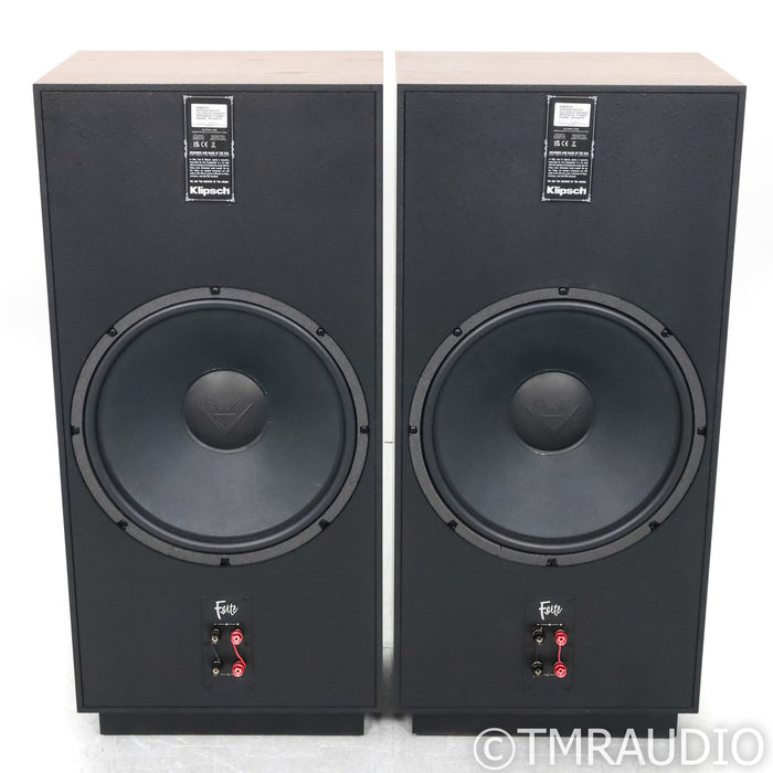 Klipsch Forte IV Floorstanding Speakers; American Walnut Pair