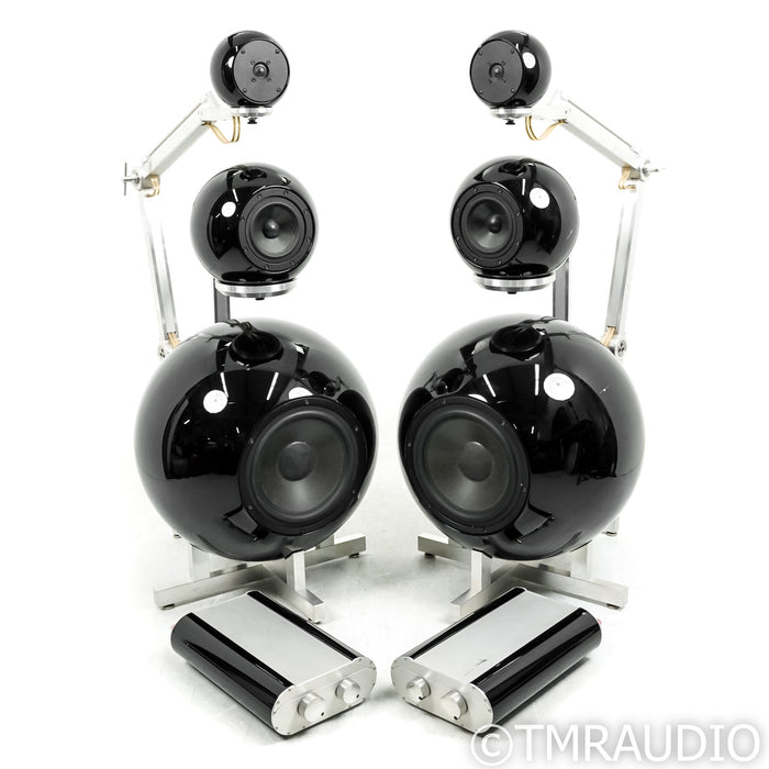 Proclaim Audioworks DMT-100 Floorstanding Speakers; Gloss Black Pair