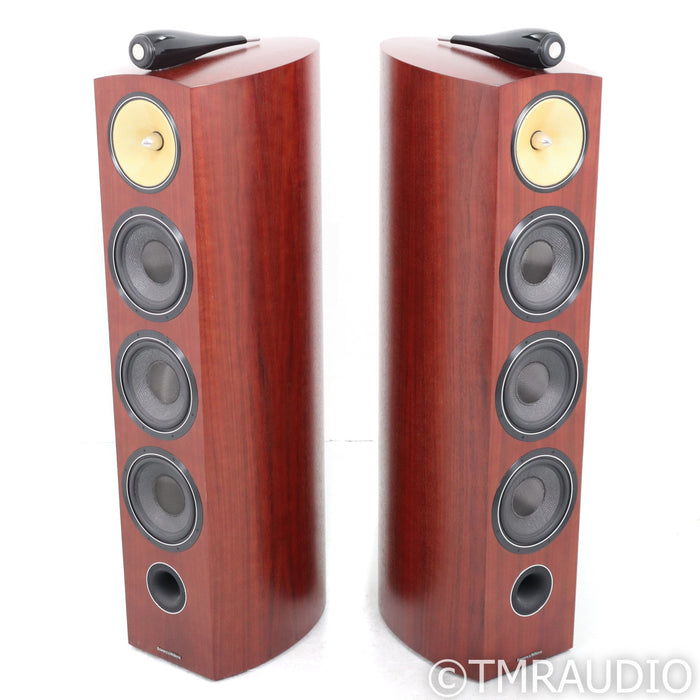 B&W 803 D2 Floorstanding Speakers; Rosenut Pair