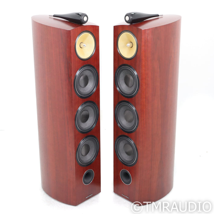 B&W 803 D2 Floorstanding Speakers; Rosenut Pair