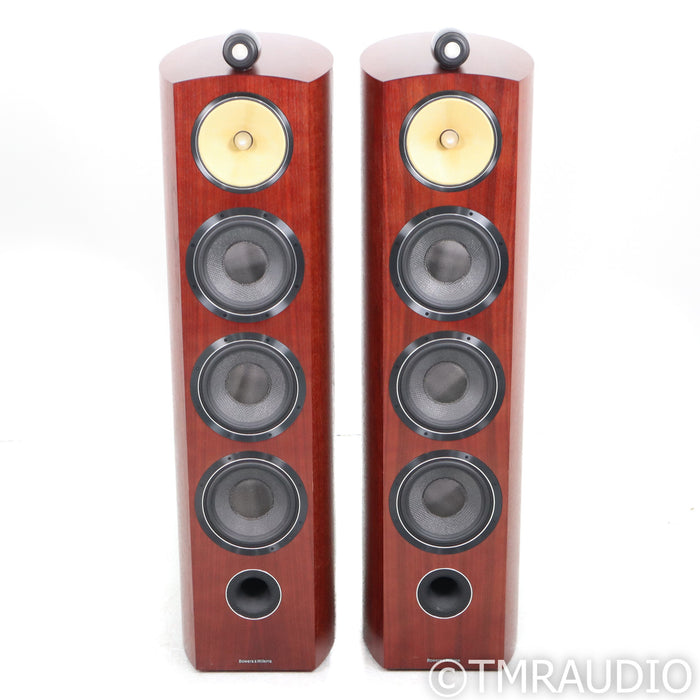 B&W 803 D2 Floorstanding Speakers; Rosenut Pair