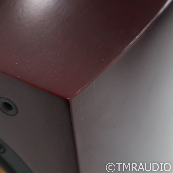 B&W Nautilus 805 Bookshelf Speakers; Cherry Pair with Stands