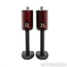 B&W Nautilus 805 Bookshelf Speakers; Cherry Pair with Stands