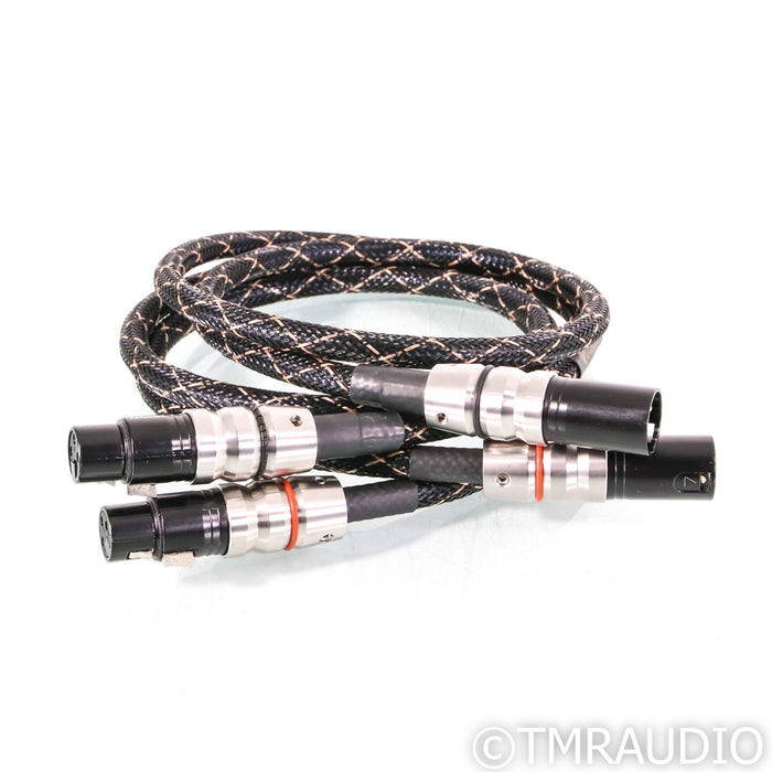 Audio Sensibility Statement SE XLR Cables; 1m Pair Balanced Interconnects
